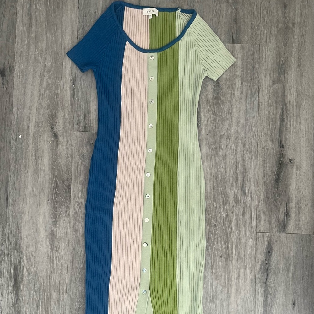 Bohme Midi Ribbed Dress